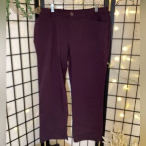 Women's Plum Straight-Leg Pants